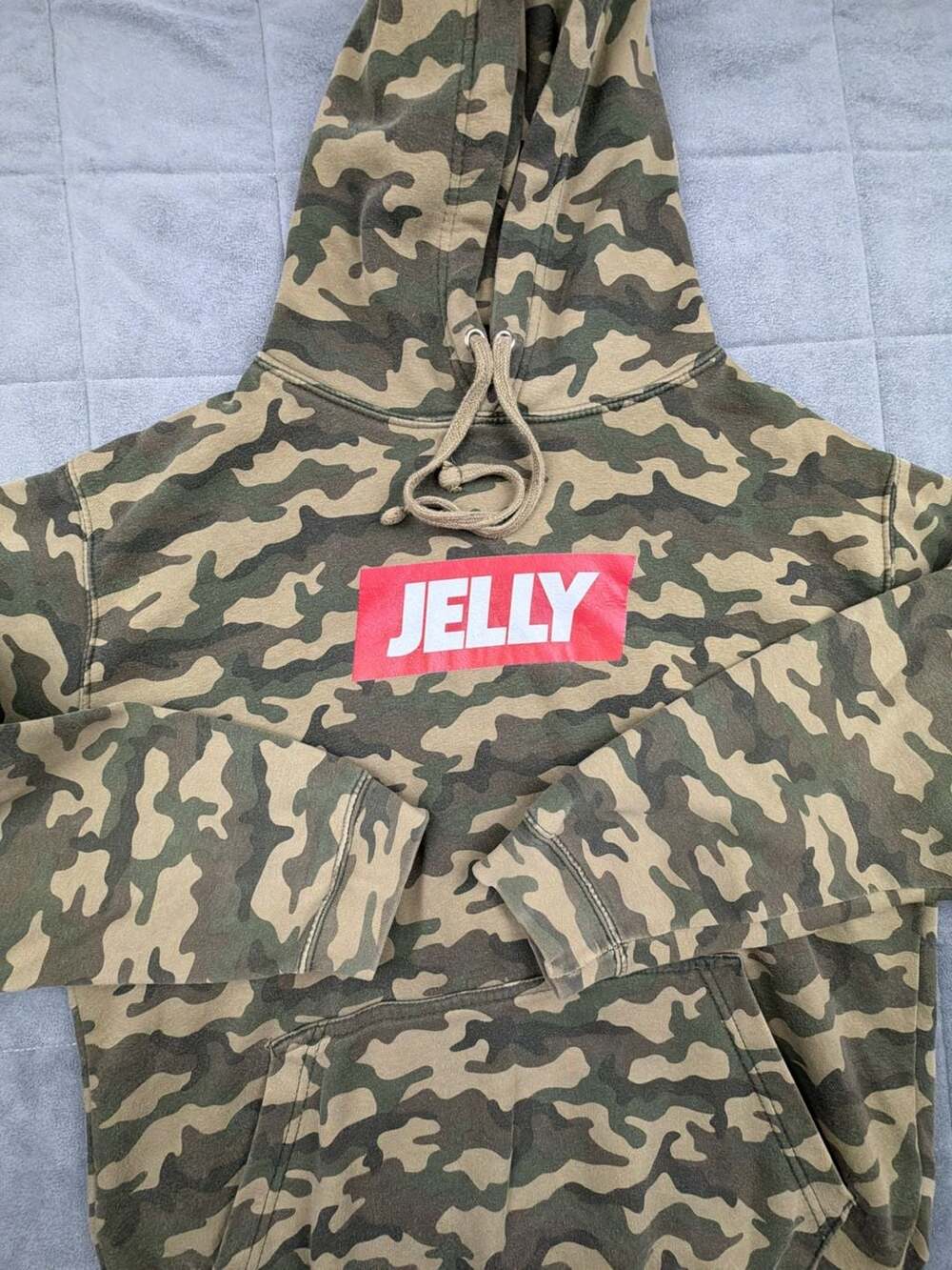 Jelly Camo Logo Hoodie Size M